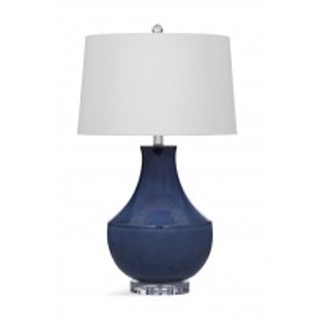 Bassett Mirror Company Kayley Blue Ceramic 32-inch Table Lamp