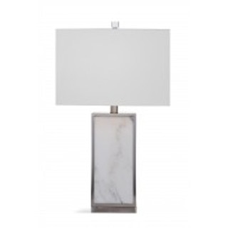Adair Grey Glass 26-inch Table Lamp