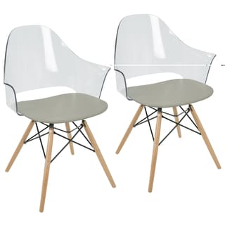 Lumisource Tonic Flair Mid-century Modern Dining/ Accent Chair (Set of 2)