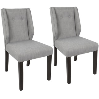 LumiSource Rosario Contemporary Tufted Dining Chair (Set of 2)
