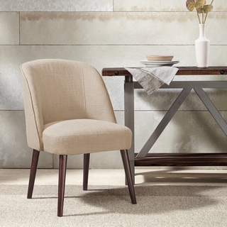 Madison Park Larkin Natural Rounded Back Dining Chair