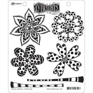 Dyan Reaveley's Dylusions Cling Stamp Collections 8.5X7-Doodle Blooms
