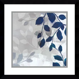 Framed Art Print 'Leaves in the Mist I' by Tandi Venter 17 x 17-inch
