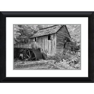Framed Art Print 'Cable Mill Cades Cove' by Winthrope Hiers 34 x 26-inch