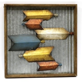 'Tail Feathers' Metal Wall Art