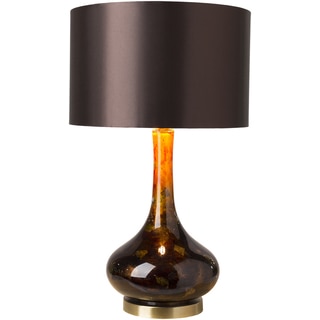 Carme Table Lamp with Brown Base and Brown Shade