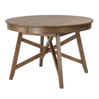 Madison Park Kimball Natural Oak Round Dining Table