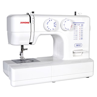 Janome Easy-to-Use 5812 Sewing Machine with Top Drop-In Bobbin System