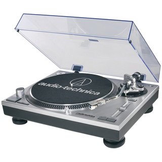 Audio-Technica LP120 Direct-Drive Professional Turntable - USB and Analog Silver (Refurbished)