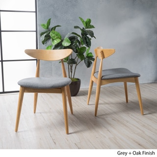 Barron Mid-Century Dining Chair (Set of 2) by Christopher Knight Home