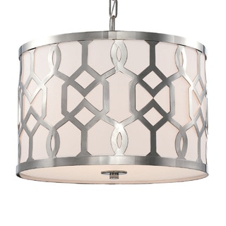 Crystorama Libby Langdon Jennings Collection 3-light Polished Nickel Chandelier