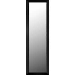 Black framed Over-the-door Mirror