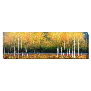 Melissa Graves-Brown 'Golden Stand' Gallery-wrapped Canvas Giclee Art