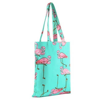 Pink Flamingo Tote Beachbag Shopping Bag