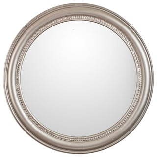 Camille Round Champagne Framed Wall Mirror