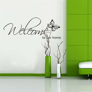 Inspirational Wall Welcome to our Home Wall Sticker