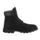 Timberland Men's Black Nubuck 6-Inch Basic Waterproof Boots - Thumbnail 1