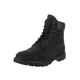 Timberland Men's Black Nubuck 6-Inch Basic Waterproof Boots - Thumbnail 0