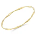Fremada Italian 18k Yellow Gold 3-mm Twisted Slip-on Bangle Bracelet