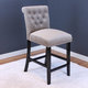 Markelo Tufted Velvet Counter Chairs (Set of 2)
