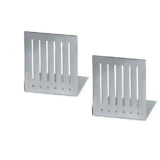 Pewter Finish Large Rectangle Bookends (Set of 2)
