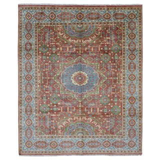 FineRugCollection Hand-Knotted Mamluk Red Wool Oriental Rug (8'3 X 9'9)