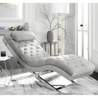 Safavieh Monroe Grey Chaise