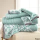 Amraupur Overseas 6-Piece Yarn Dyed Lattice Towel Set - Thumbnail 2