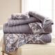 Amraupur Overseas 6-Piece Yarn Dyed Lattice Towel Set - Thumbnail 0