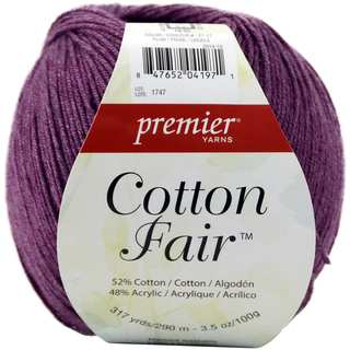 Cotton Fair Solid Yarn-Plum