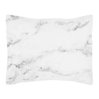 Standard Pillow Sham for the Black and White Marble Collection by Sweet Jojo Designs