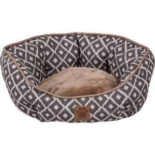 Snoozzy Ikat Ease Clamshell Pet Bed