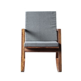 Mandara Handcrafted Solid Wood Modern Rocking Chair