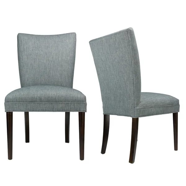 ALEX Key Largo Ash Espresso Legs Upholstered Dining Chair (Set of 2)