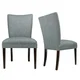 ALEX Key Largo Ash Espresso Legs Upholstered Dining Chair (Set of 2) - Thumbnail 0