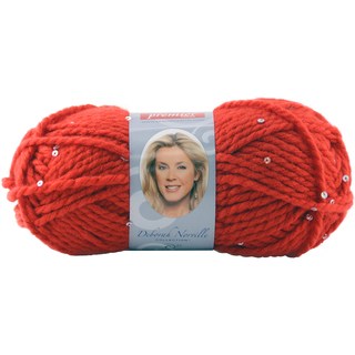 Deborah Norville Collection Serenity Chunky Sequin Yarn-Ruby Slippers