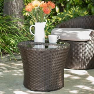 Costa Rica Outdoor Wicker Seperable End Table by Christopher Knight Home