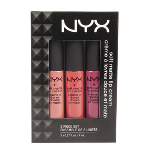 NYX Soft Matte 3-piece Lipstick Set