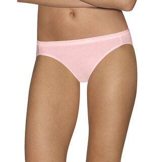 Hanes Women's Ultimate Comfort Cotton Bikini Panties (Pack of 5)