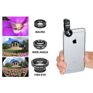 Universal Clip-on 3 in 1 Camera Lens