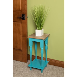 Kate and Laurel Sophia Wood Plant Stand End Table