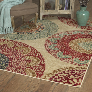 Mohawk Home Strata Lacey Medallions Area Rug (5' x 8')