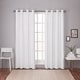 ATI Home London Thermal Textured Linen Grommet Top Curtain Panel Pair - Thumbnail 1