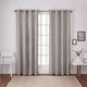 ATI Home London Thermal Textured Linen Grommet Top Curtain Panel Pair - Thumbnail 0