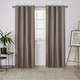 ATI Home London Thermal Textured Linen Grommet Top Curtain Panel Pair - Thumbnail 7