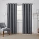 ATI Home London Thermal Textured Linen Grommet Top Curtain Panel Pair - Thumbnail 6