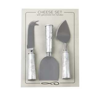 Stainless Steel and Galvanized Iron Handle Serving Set