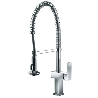 Dawn Chrome Single-lever Pull-out Spring Kitchen Faucet