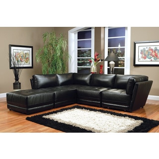 Bonded Leather Modular Sectional Sofa