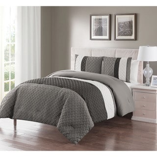 VCNY Home Edgemont Embossed 3-piece Comforter Set